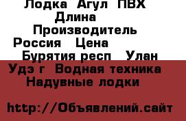 Лодка “Агул“ ПВХ › Длина ­ 3 › Производитель ­ Россия › Цена ­ 10000.. - Бурятия респ., Улан-Удэ г. Водная техника » Надувные лодки   